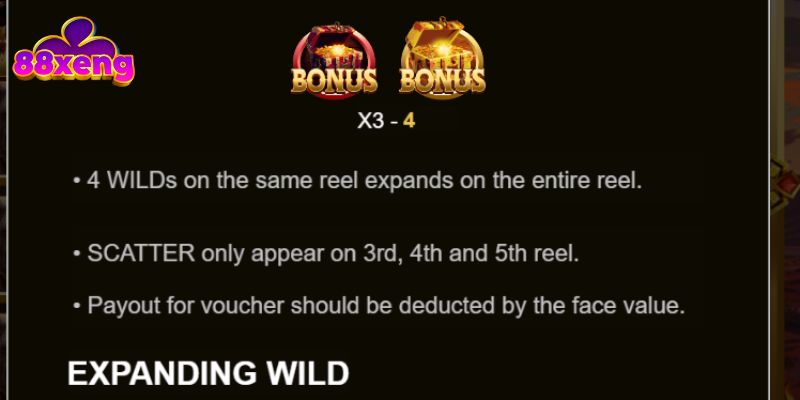 Biểu tượng Wild mở rộng và Scatter trong Buffalo