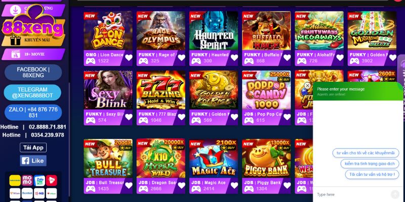 Tổng hợp các kênh liên hệ Xeng88